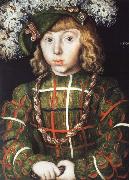 Portrait of Johann Friedrich the Magnanimous at the Age of Six CRANACH, Lucas the Elder